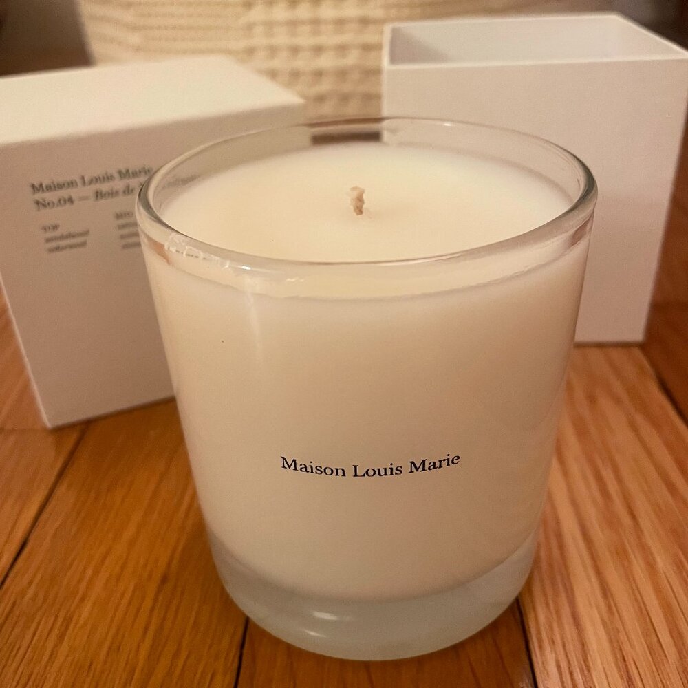 NIB 8.5oz Maison Louis Marie  No.04 Bois de Balincourt Candle